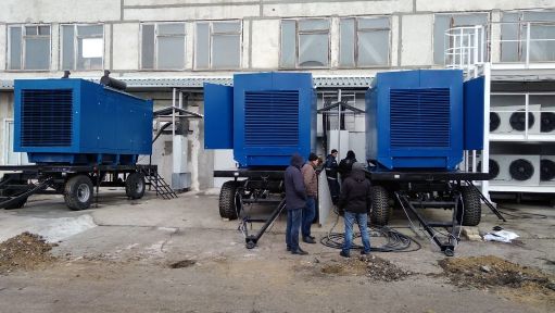 Передвижные ДЭС 510 кВт в контейнерах для электроснабжения ЦОД в Симферополе